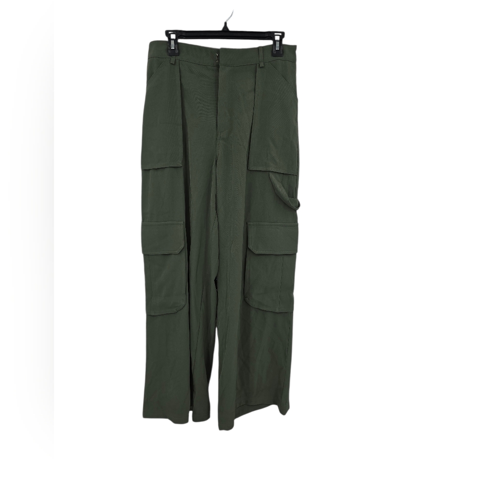 New Aaron &‎ Amber High Waist Cargo Pants Large
